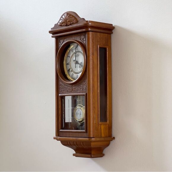 Vintage D&A 31-Day Silent Pendulum Wall Clock Parlor Clock With Key NOT WARNING - Picture 7 of 14